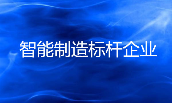 智能制造標桿企業(yè)申報