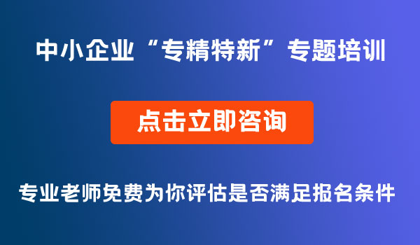 專精特新專題培訓