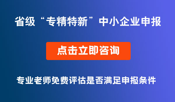 專精特新中小企業(yè)申報