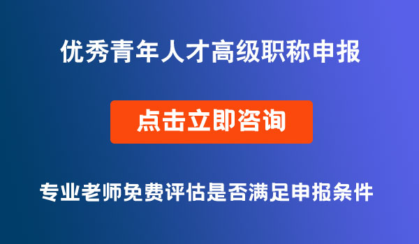 優(yōu)秀青年人才高級職稱申報(bào)