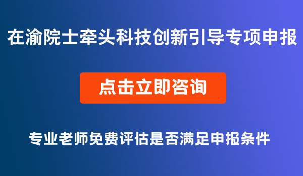 科技創(chuàng)新引導(dǎo)專項(xiàng)申報